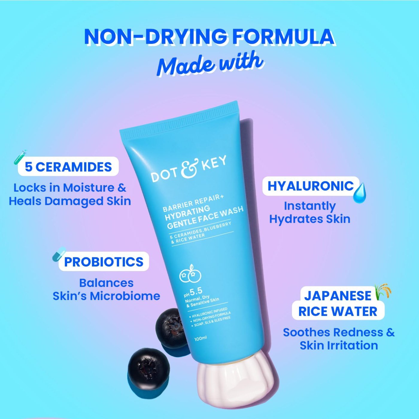 Dot & Key Barrier Repair Gentle Hydrating Face Wash