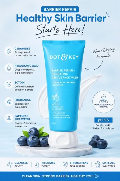 Dot & Key Barrier Repair Moisturizer (Hyaluronic + Ceramides) — view 3