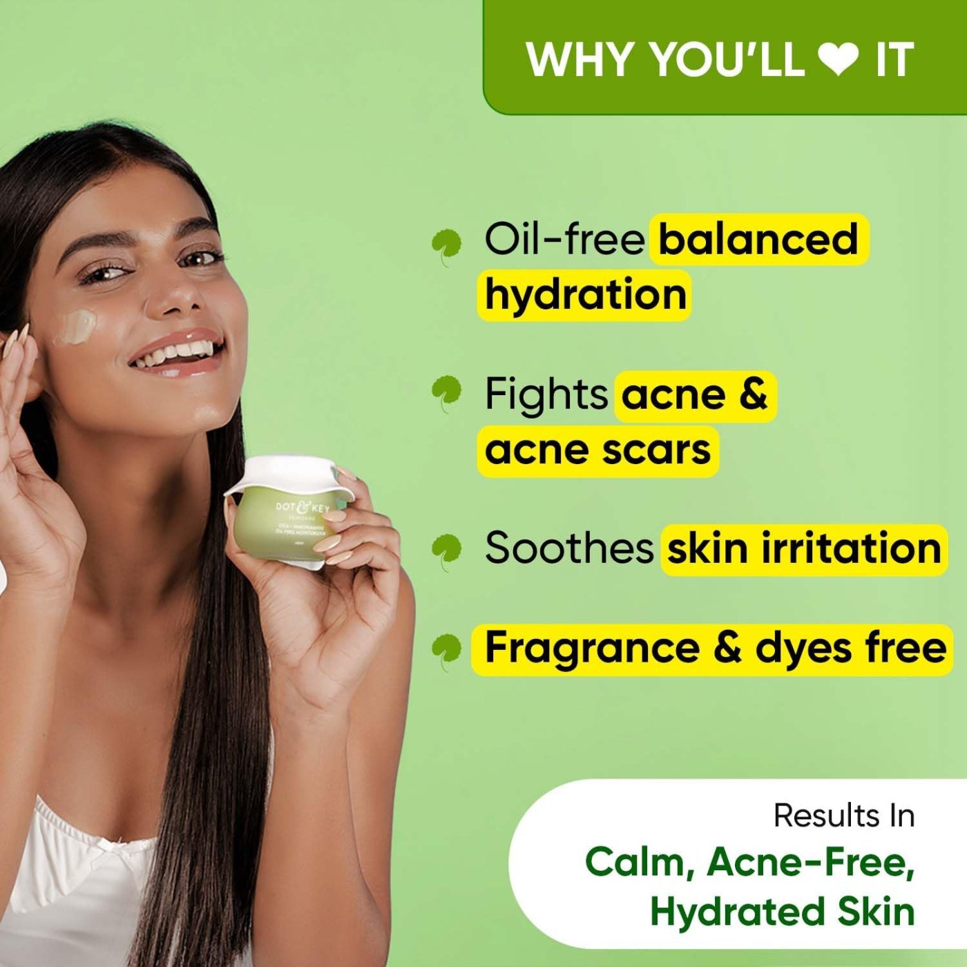 Dot & Key Cica + Niacinamide Oil-Free Gel Moisturizer
