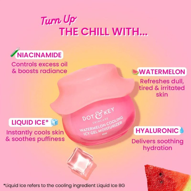 Dot & Key Watermelon Cooling Icy Gel Moisturizer With Hyaluronic