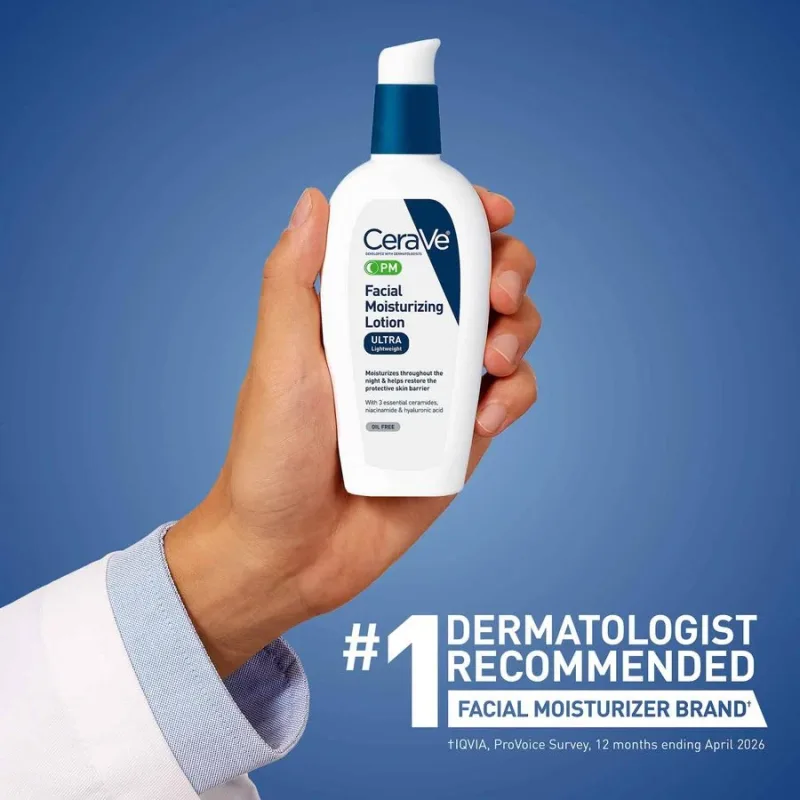 CeraVe PM Facial Moisturizing Lotion