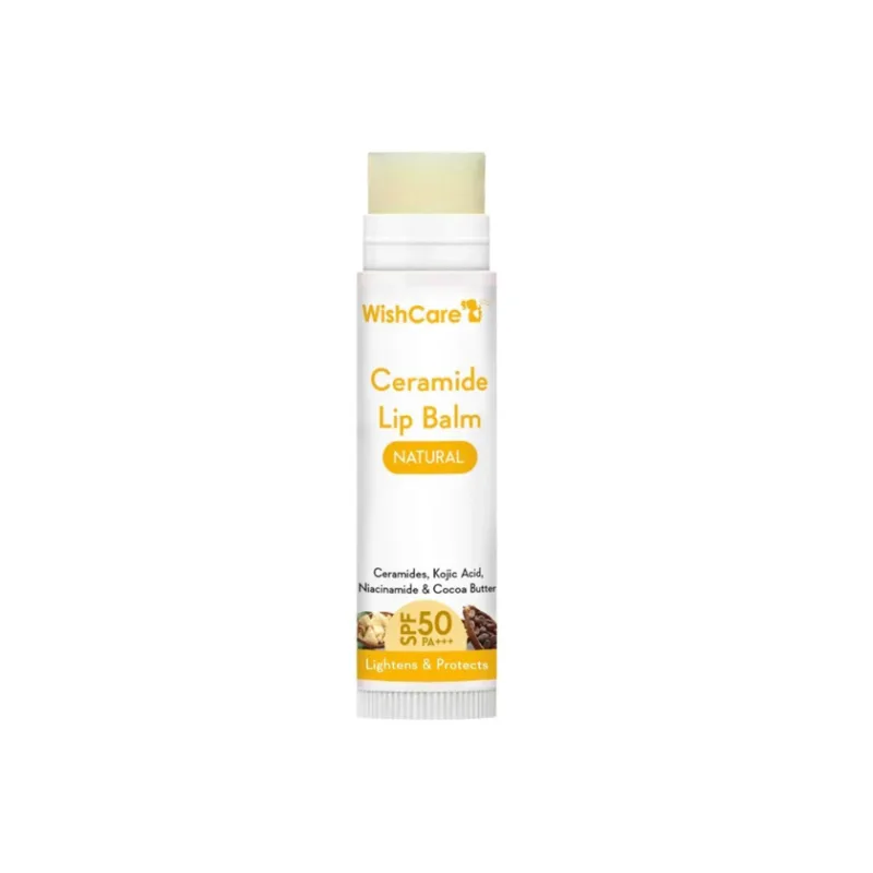 WishCare Ceramide Lip Balm with SPF 50 PA+++ (Natural)