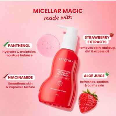 Dot & Key Strawberry Dew Micellar Face Wash