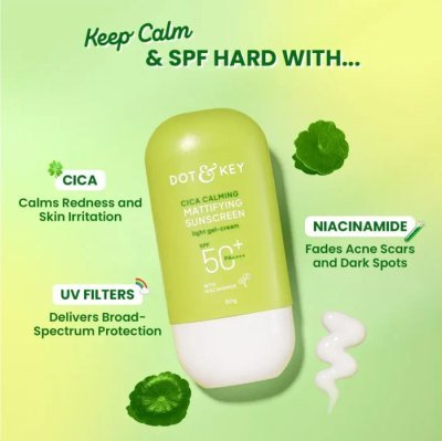 Dot & Key Cica + Niacinamide Mattifying Gel Sunscreen SPF 50+ PA++++