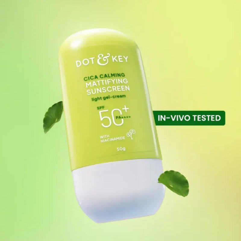 Dot & Key Cica + Niacinamide Mattifying Gel Sunscreen SPF 50+ PA++++