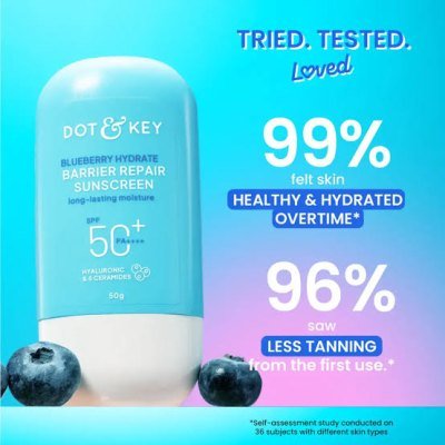 Dot & Key Blueberry Hydrate Barrier Repair Sunscreen SPF 50+ PA++++