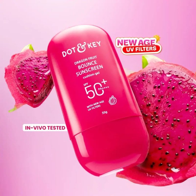 Dot & Key Dragon Fruit Bounce Gel Sunscreen SPF 50+ PA++++ With New-Age UV Filters